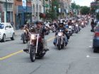 D�fil� � rallye HOG Harley Davidson, Sherbrooke