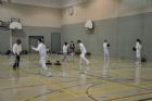 Entra�nement d'escrime - Coll�ge Mont Notre-Dame