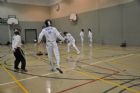 Entra�nement d'escrime - Coll�ge Mont Notre-Dame