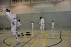 Entra�nement d'escrime - Coll�ge Mont Notre-Dame