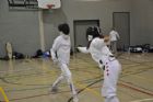 Entra�nement d'escrime - Coll�ge Mont Notre-Dame