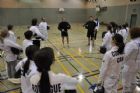 Entra�nement d'escrime - Coll�ge Mont Notre-Dame