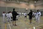 Entra�nement d'escrime - Coll�ge Mont Notre-Dame