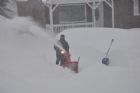 Importantes chutes de neige sur Sherbrooke