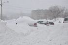 Importantes chutes de neige sur Sherbrooke