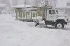 Importantes chutes de neige sur Sherbrooke