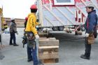 l'Arrive de la maison Desjardins au Carrefour de l'Estrie